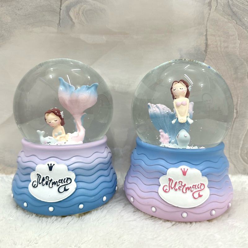 KOTAK MUSIK / SNOWBALL BOLA MUSIK AIR / MERMAID SIZE LARGE