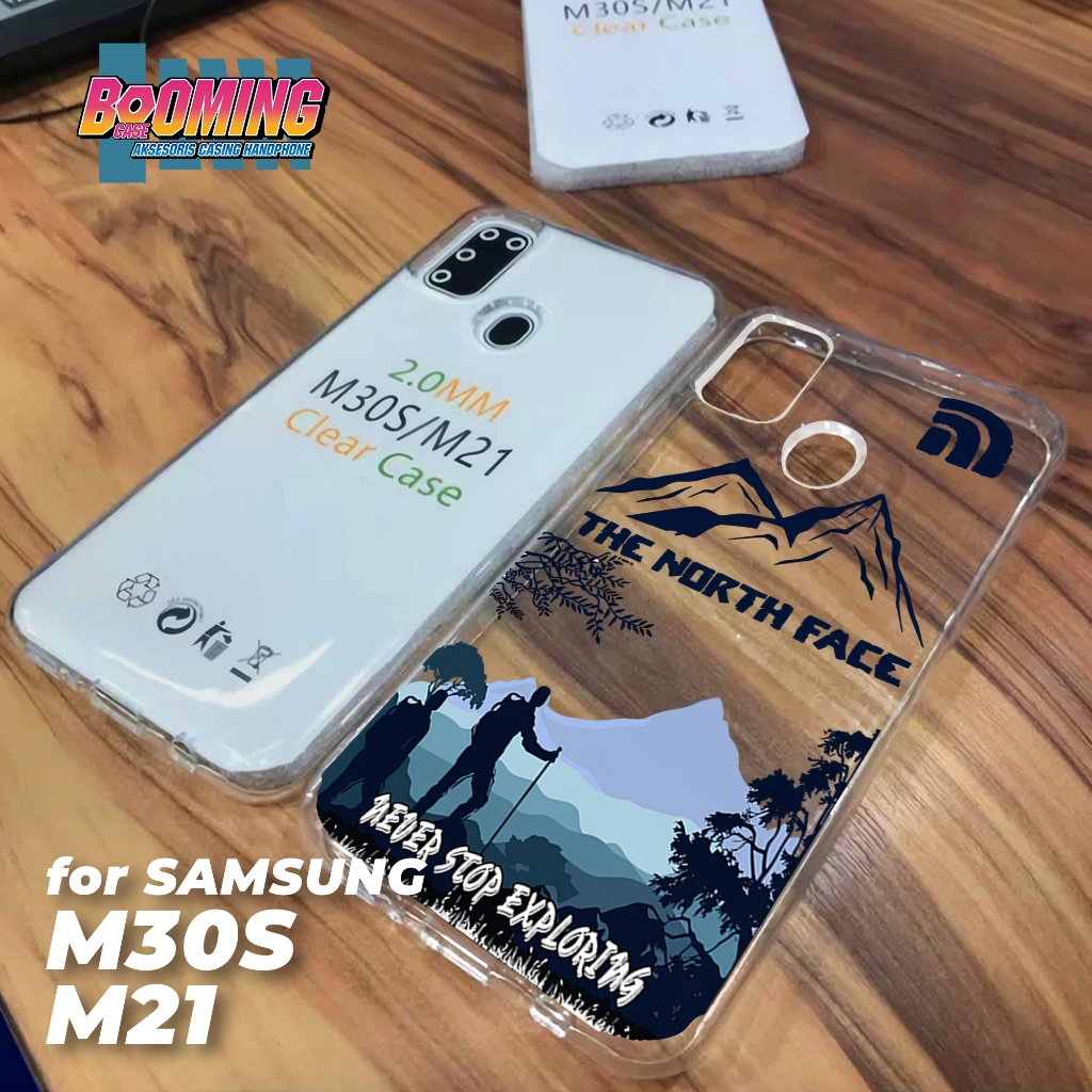 Case Samsung M21 - M30S Casing Samsung M21 - M30S Motif [HIKING] Booming Case Softcase Premium - Cas