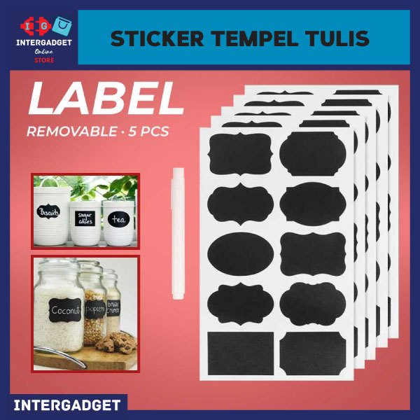 

Stiker Tempel Label Tulis 5Lembar