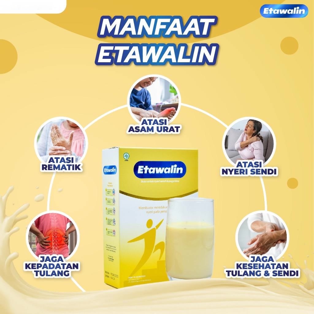 

Etawalin | Susu Kambing Etawalin & Etawaku Platinum | Etawa Membantu Meredakan Nyeri Sendi & Pegal Linu