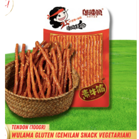 

ANEKA Wulama Gluten Spicy Tofu Latiao Cemilan Snack Vegetarian Termurah TAKSIMURA STORE