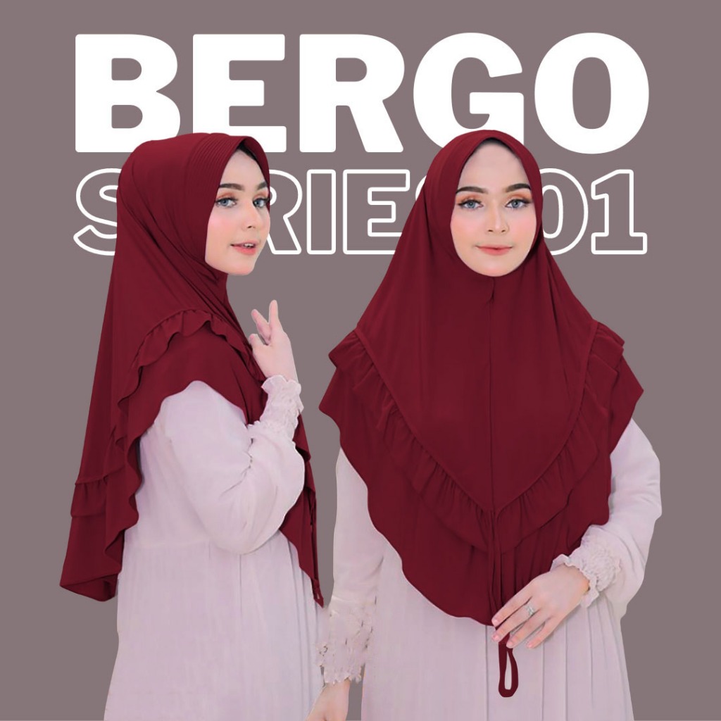 Bergo Series 01 | Hijab Instan Daily | Bergo Daily | Hijab Bergo
