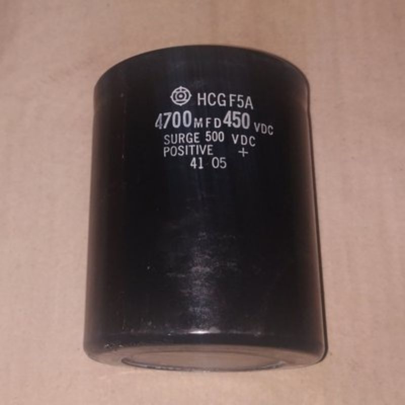 C Elco Elko 4700uF 450V 4700MFD 450VDC 450WV 4700 uF MFD 450 V VDC WV HITACHI