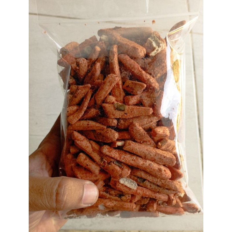 

Basreng pedas daun jeruk 250 gr