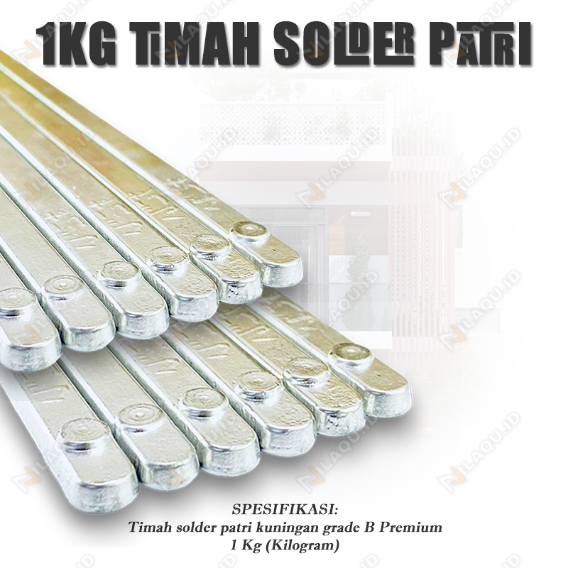 Timah patri las solder radiator timah solder 1kg patri batangan kuningan super