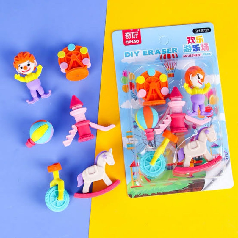 

DIY Eraser QIHAO | Penghapus Karakter | 1 pack