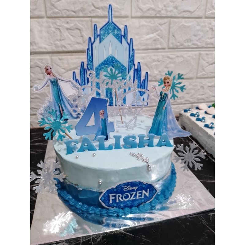 

Kue tart tema Frozen