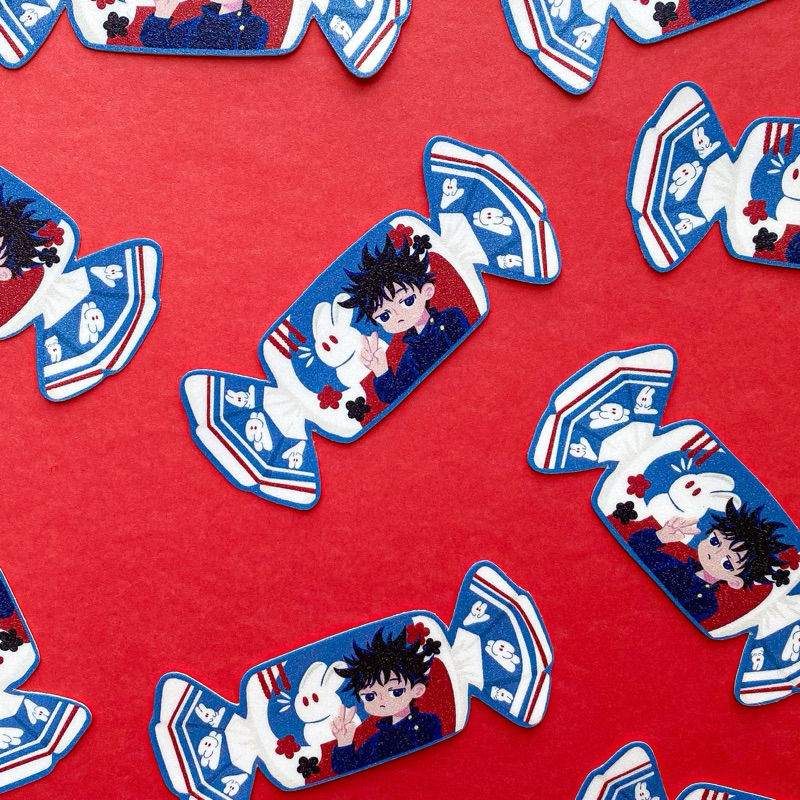 

White Rabbit Megumi Glitter Sticker