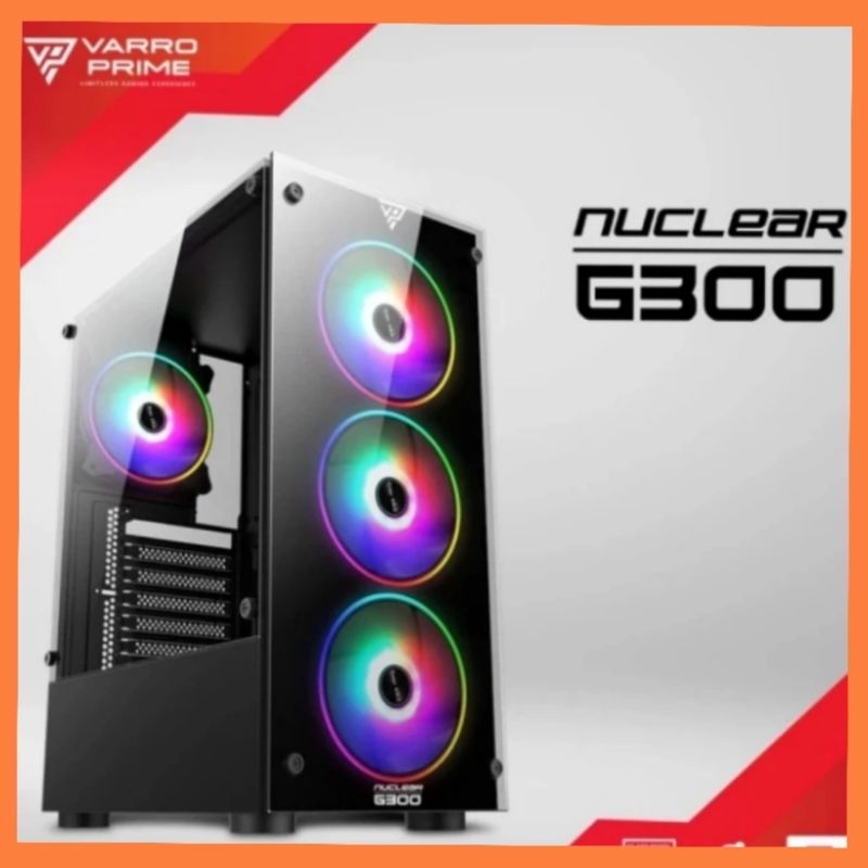 CASING VARRO PRIME G300 RGB INCLUDE FAN 3 RGB