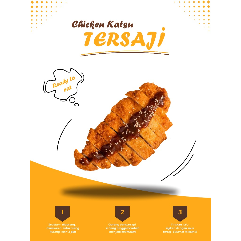 

Chicken Katsu 1kg Daging Tebal - Tersaji