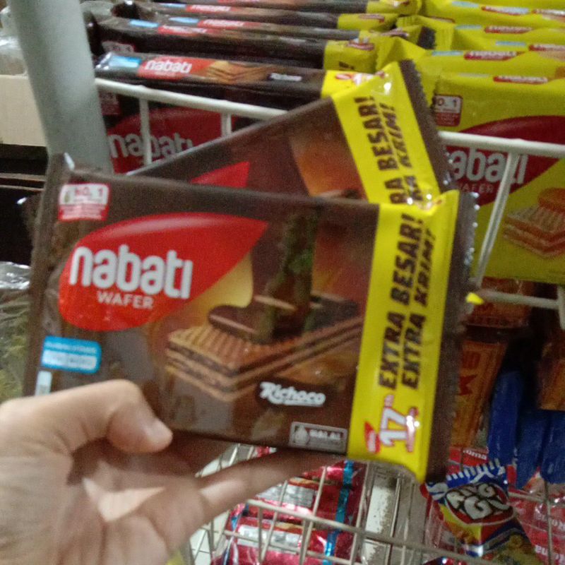 

nabati wafer recheese rasa coklat 2000an