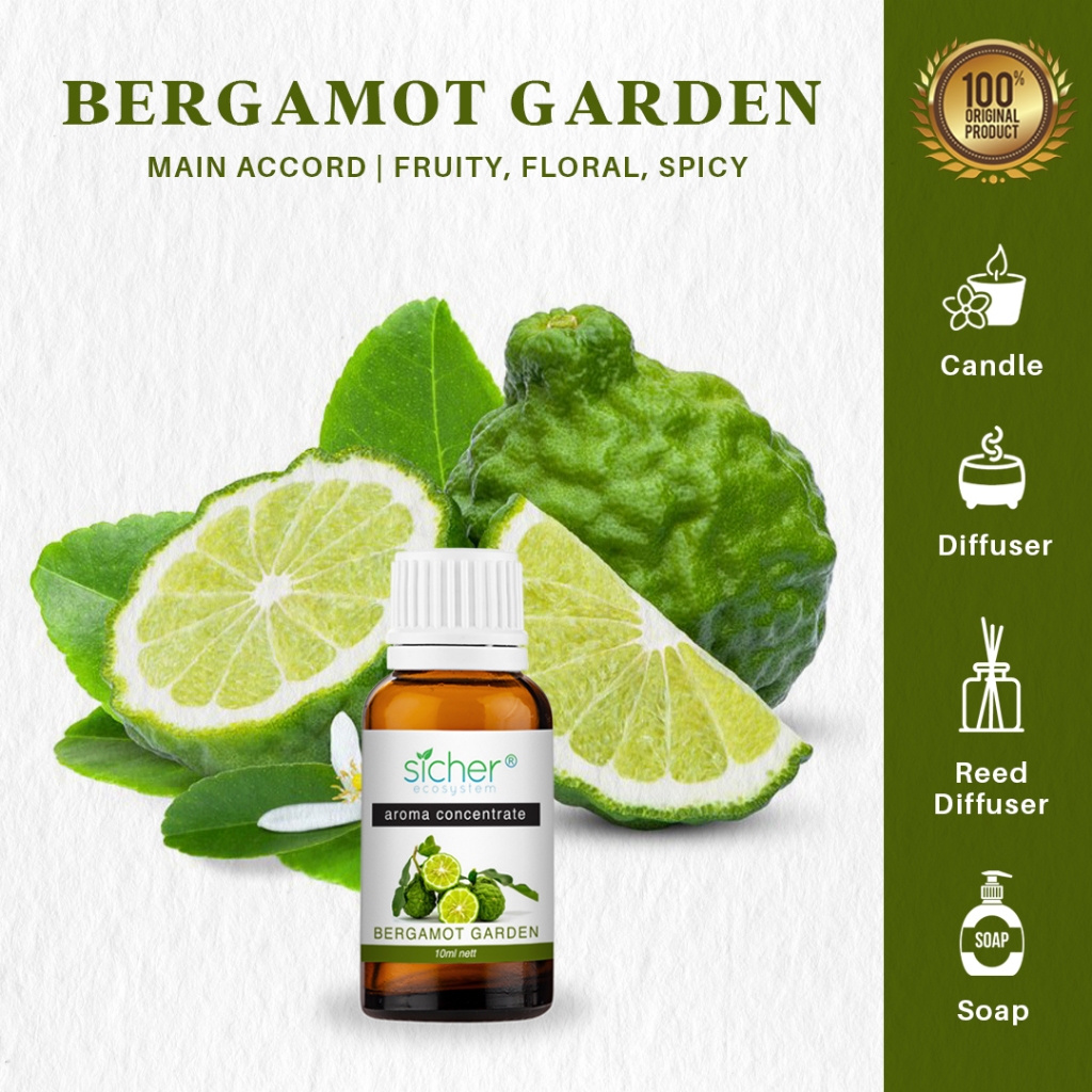 Sicher Fragrance Oil Bergamot Garden 10ml