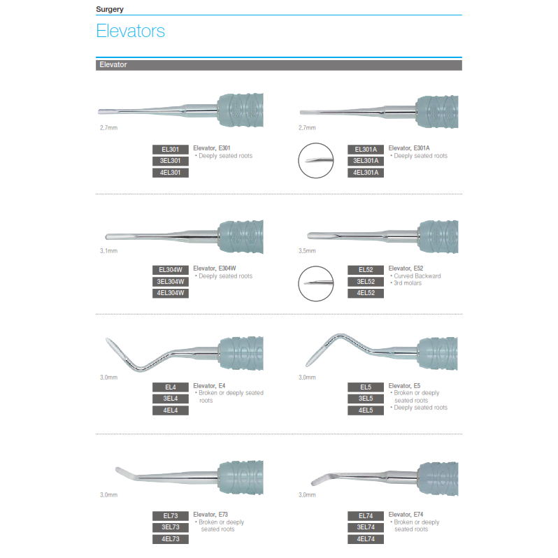 Osung Root Pickers / Dental Bein Gigi Original RB7