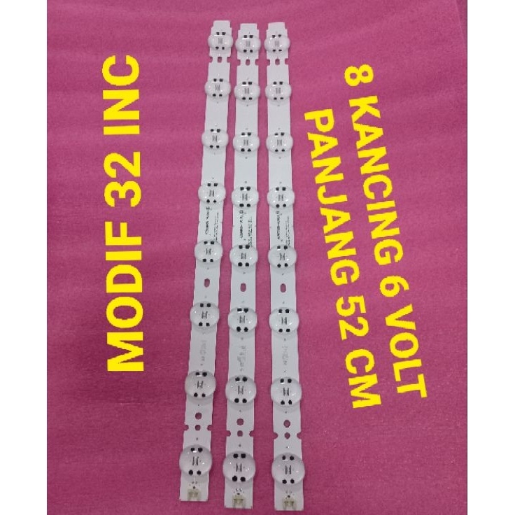 Dr lampu bagong 8 kancing  BL bagong  LAMPU BAGONG  LAMPU LED UNIVERSAL  BACKLITE LAMPU LED TV LED M