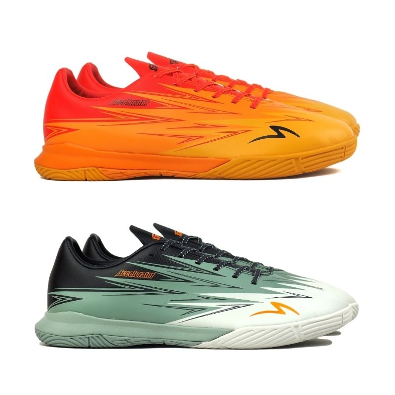 Sepatu Futsal Specs Accelerator LIGHTSPEED 3 IN - Yellow White Pink Silver Runtuboy Saffron Reflecti