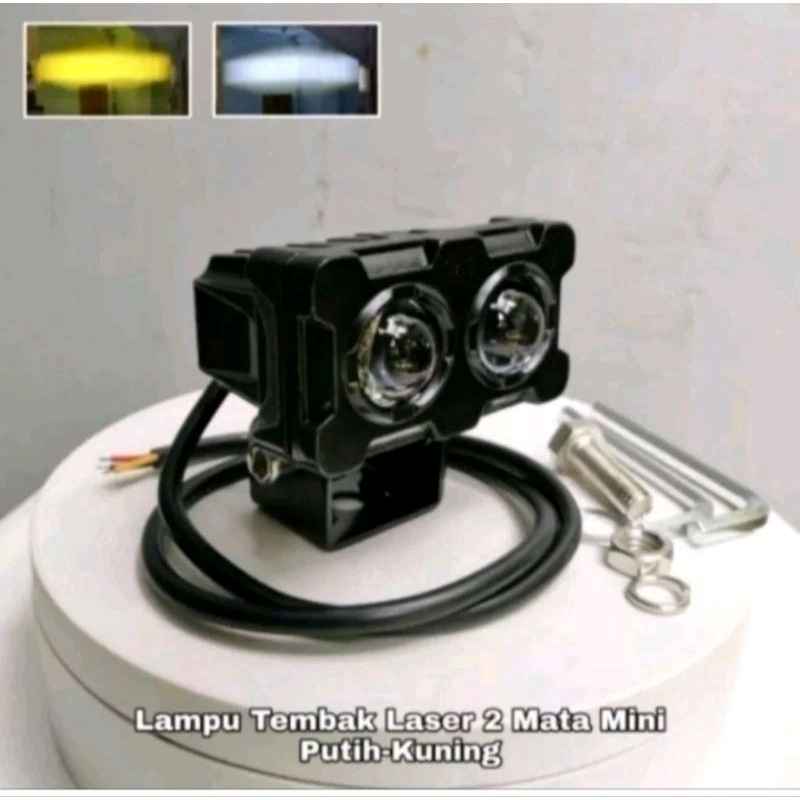 lampu sorot tembak drl led mobil motor korea chip