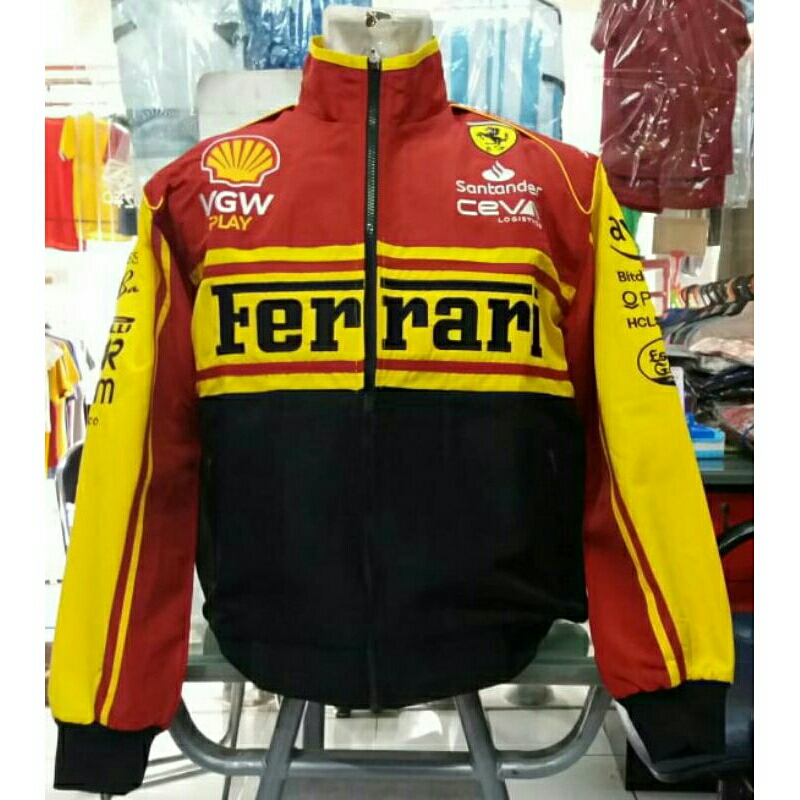 Jaket Scuderia Ferrari F1 2023 Monza GP Special Edition Race - Nascar - Vintage - Shell - UPS -  Pir