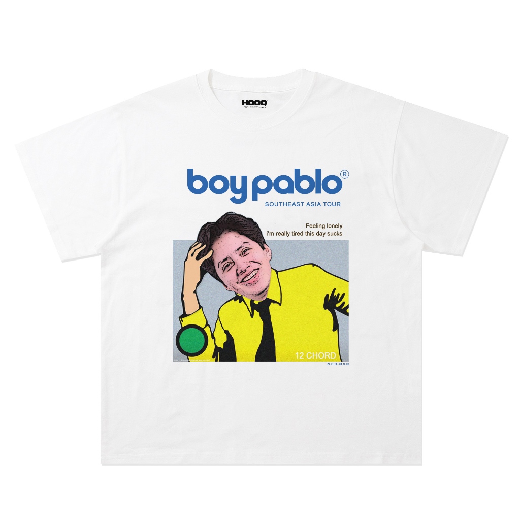 Kaos Boy Pablo Oversize - South East Asian Tour Boy Pablo T-shirt