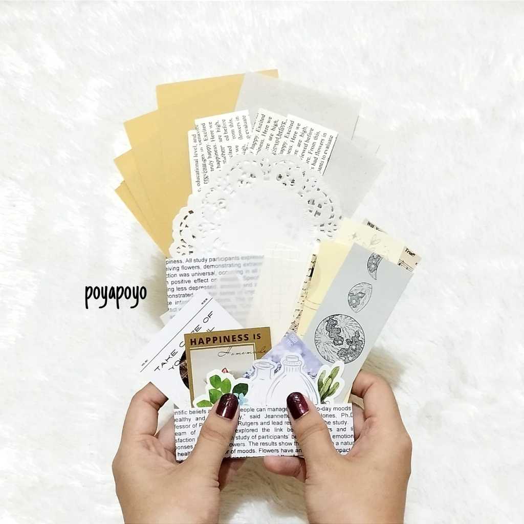 

46 pcs Journal Kit Journaling Kit set Vintage aesthetic Jurnal paper kit Journaling paper Scrapbook Kit