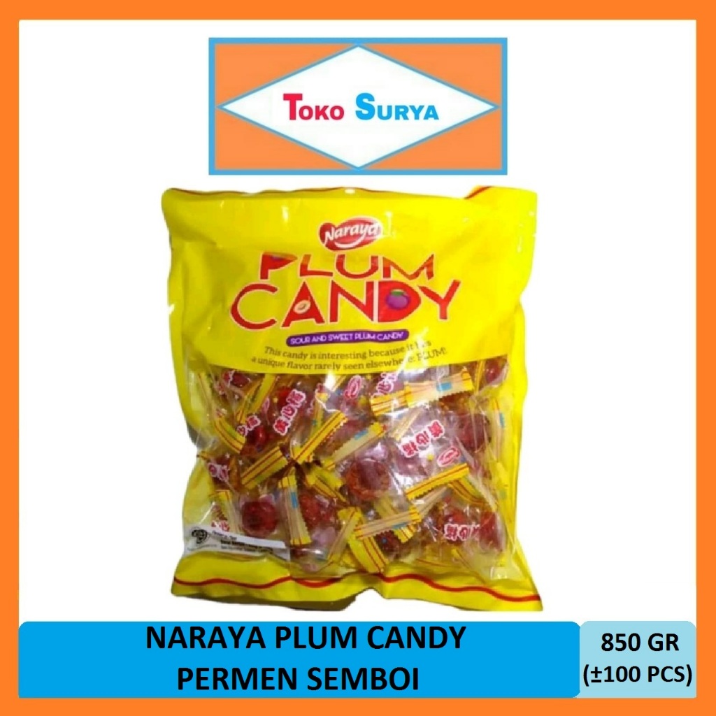 

Naraya Plum Candy Permen Semboi Naraya 850 Gr (Sekitar 100 Pcs)