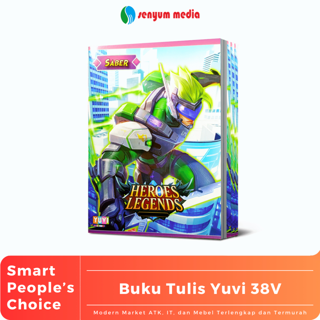 

Buku Tulis MY BOOK YUVI 38 Lembar (1 Pack Isi 10 Buku) (S:PAK)