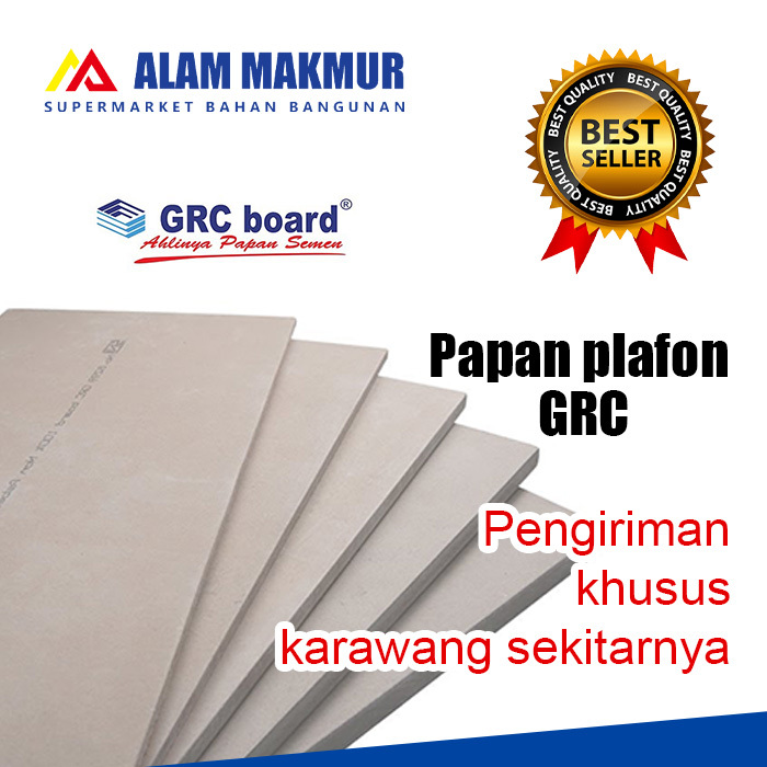 GRC Board 4mm Ukuran 122cm X 244cm (khusus karawang dan sekitarnya)