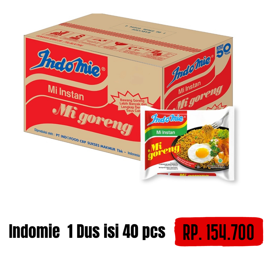 

1 Dus Isi 40 Pcs - Indomie Goreng Special