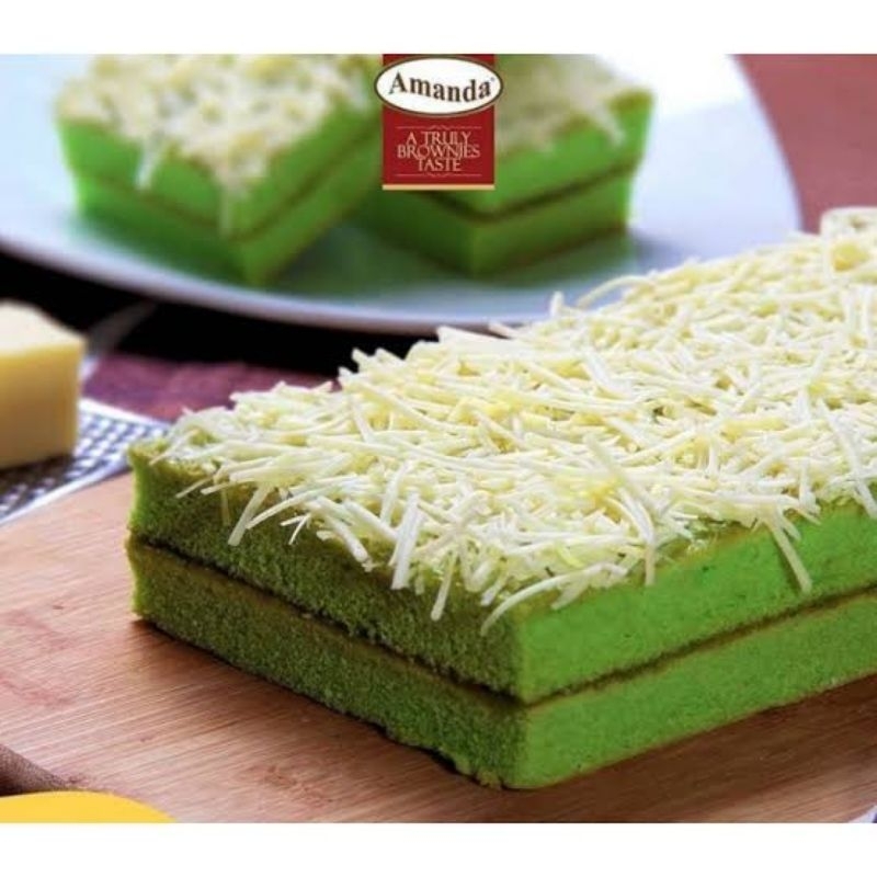 Amanda Brownies - Pandan Keju