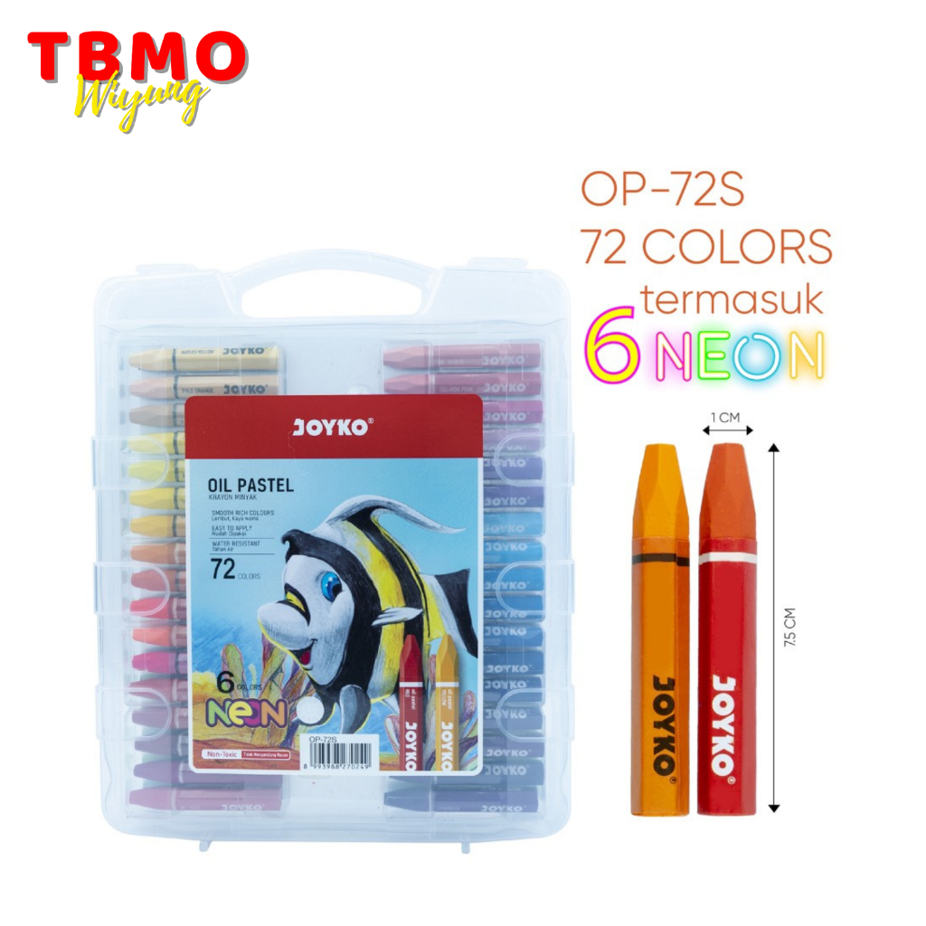 

TBMO Oil Pastel / Crayon Joyko 72 Warna