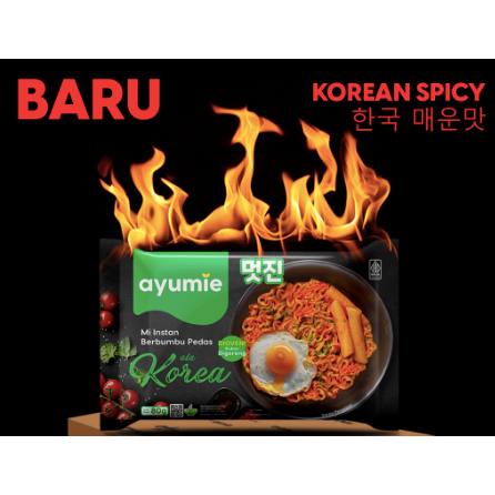 

Ayumie Mie Instant Sehat Pedas Korean Spicy Isi 5 pcs
