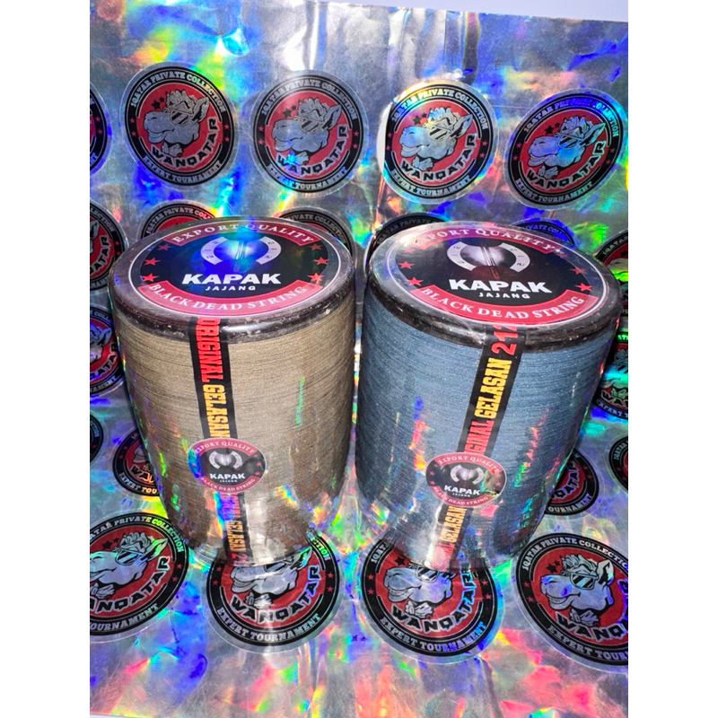 GELASAN SENAR MATI MATOT 018 KAPAK BLACK 212 6000yard klosan kayu Spesial Pesanan Khusus player khus