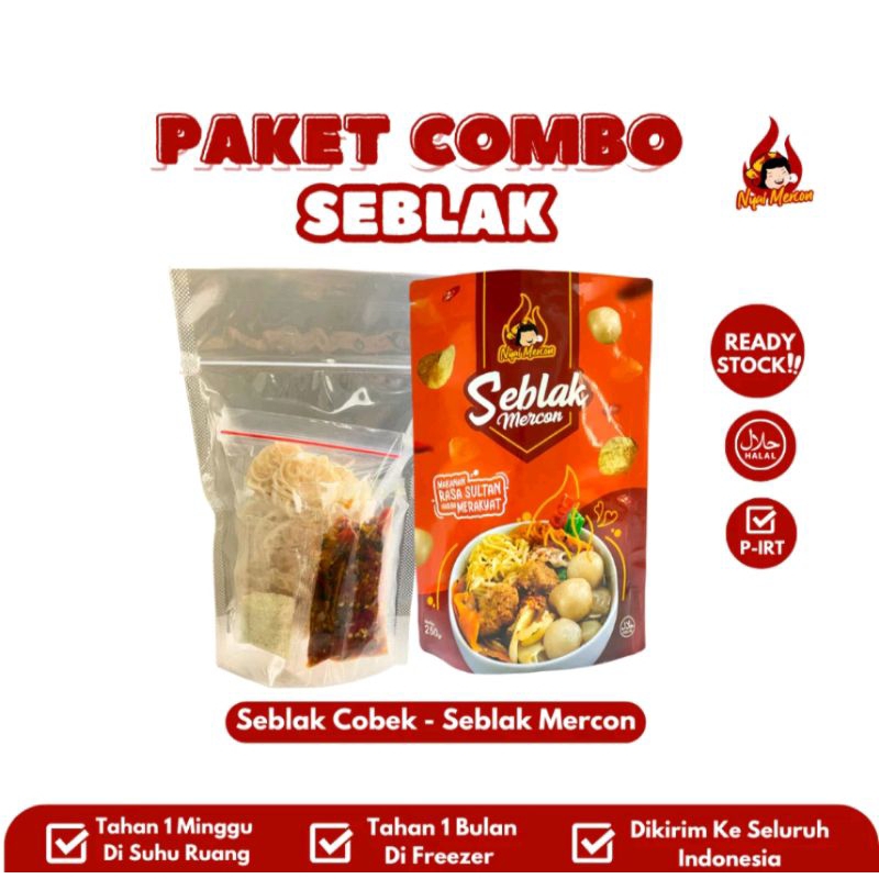 

PAKET COMBO SEBLAK NYAI MERCON ( Seblak Rangu & Seblak Cobek)