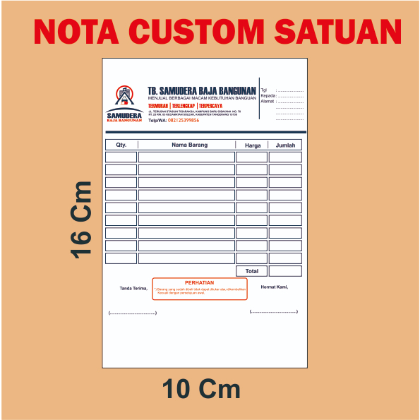 

PROMO cetak nota custom 2 ply murah