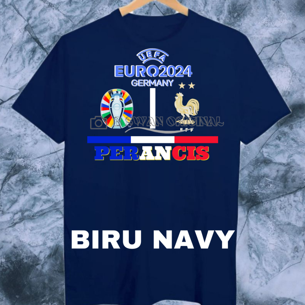 Baju Kaos Outfit Dewasa Pria Wanita Kejuaraan Sepak Bola Piala Eropa UEFA Euro 2024 Jerman Unisex
