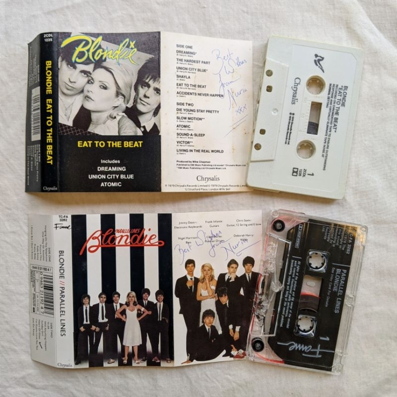 Paket Kaset Import Blondie Eat To The Beat & Parallel Lines