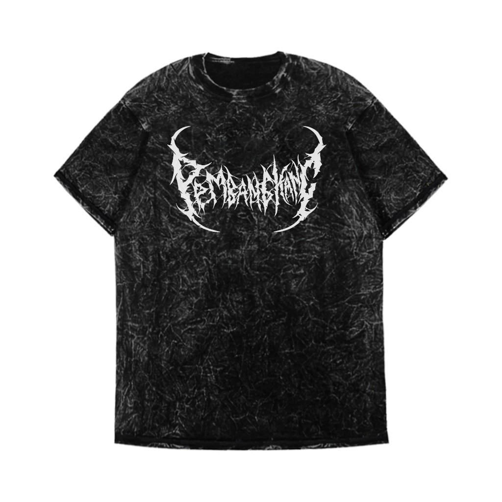Baju Kaos Distro Sandwash Motif Metal Pembangkang | Kaos Sandwash | Kaos Washing Metal band