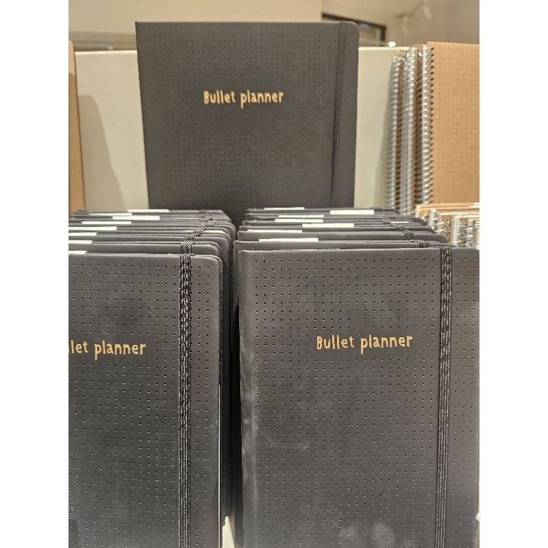 

FLYING TIGER FTC BULLET PLANNER A4 A5 BLACK WITH RUBBER NOTEBOOK BUKU BULETIN JOURNAL