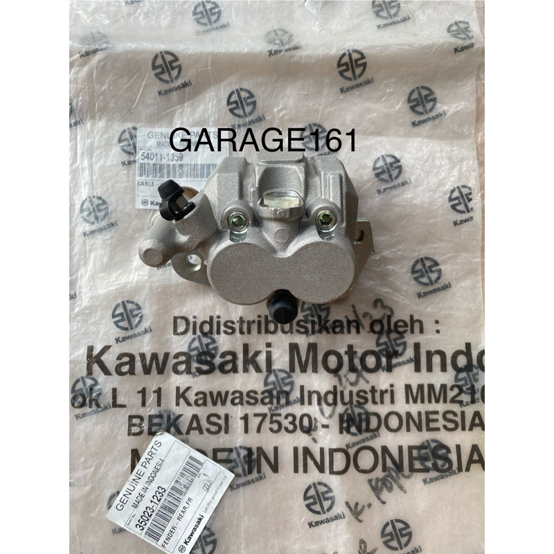 kaliper depan pala babi rem cakram depan kawasaki klx 150 klx L S BF D tracker 150 original kaliper 