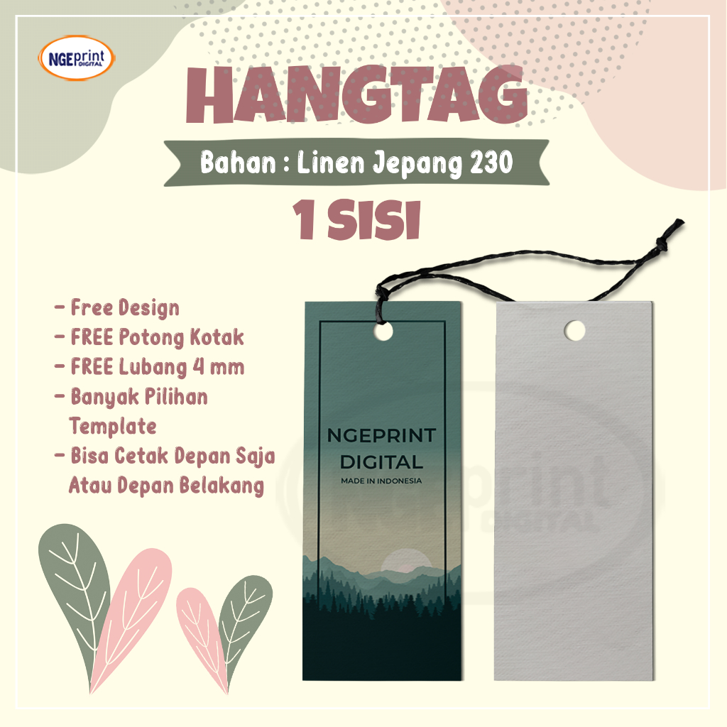 

Hang Tag 1 Sisi LINEN / Hang Tag Souvenir Pernikahan / Hang Tag Ramadhan / Hang Tag Label Baju Custom / Hang Tag Ulang Tahun/ Hang Tag Merk / Label Baju / Hang Tag Custom / Hang Tag Idul Fitri
