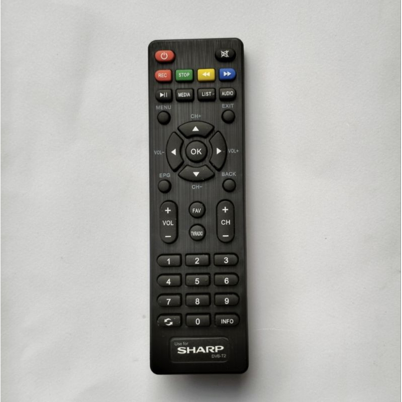 remot set top box sharp dd001i remote stb sharp siaran tv digital