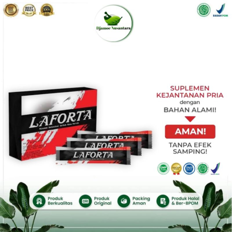 LAFORTA - Minuman Serbuk Herbal - Dr. Boyke Asli Original