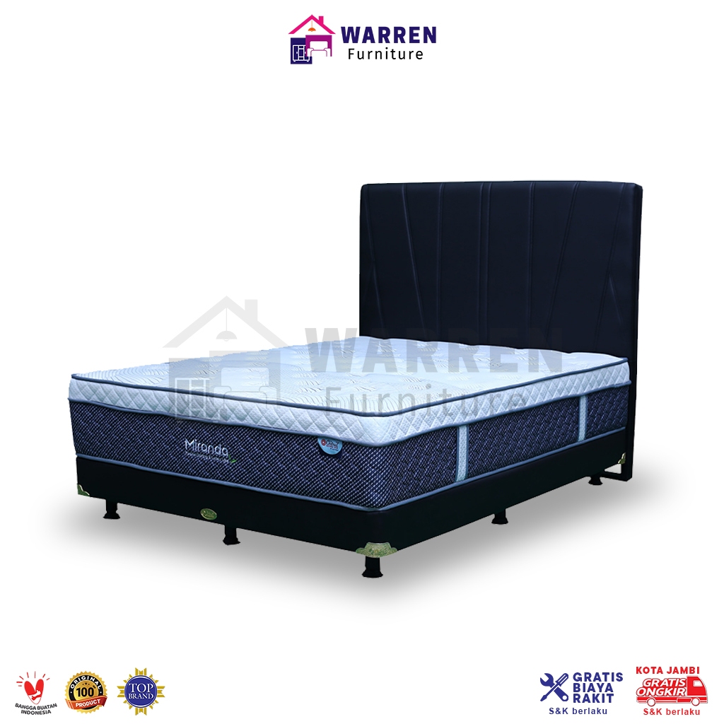 KASUR CENTRAL MIRANDA POCKET LATEX BED / SPRINGBED  MIRANDA POCKET LATEX  - CENTRAL SPRINGBED - FULL