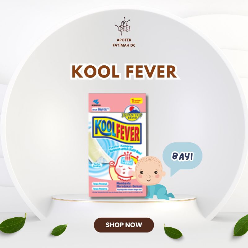 KOOL FEVER BAYI kompres demam bayi