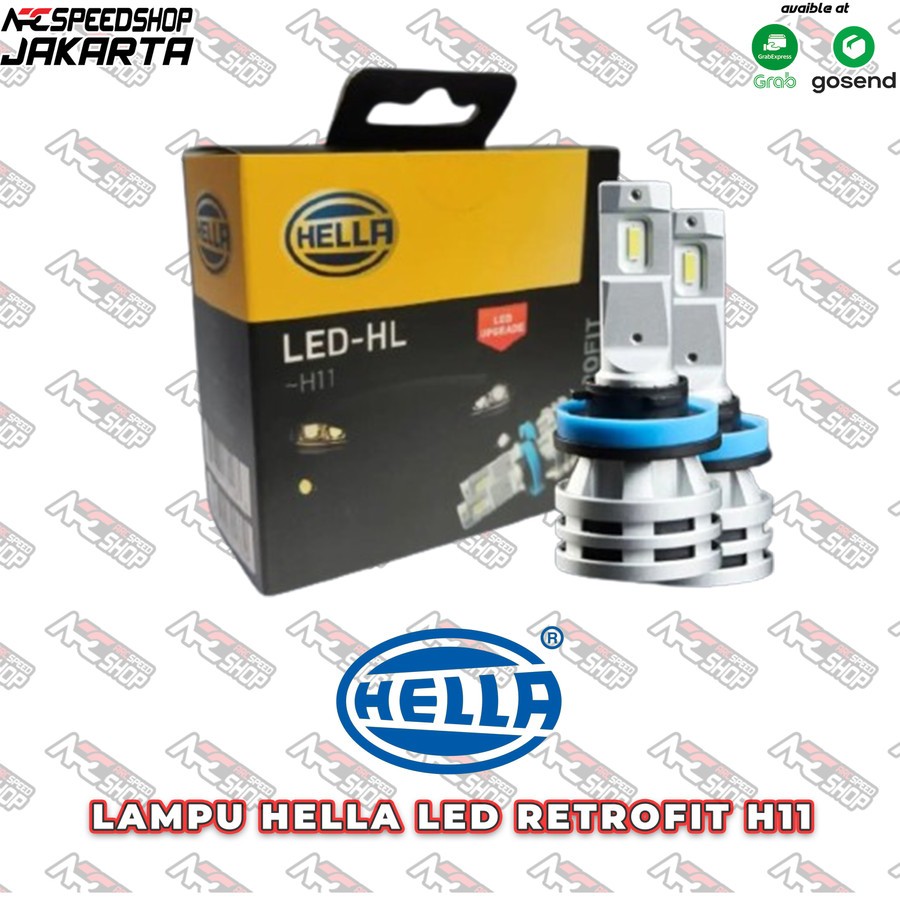Bohlam Lampu Motor LED RETROFIT Hella H11