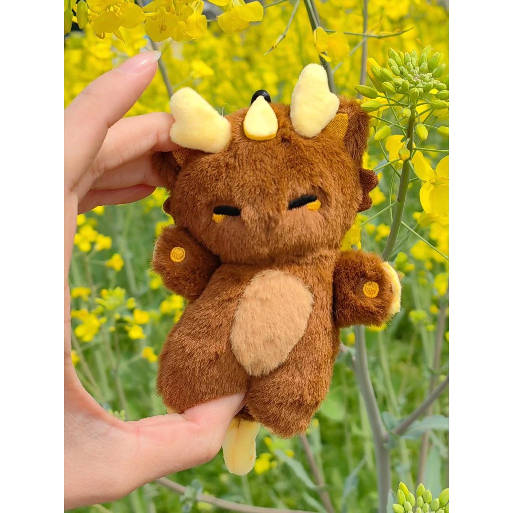 [READY STOCK] doll zhongli genshin impact boneka zhongli doll 10cm keychain baobaoli