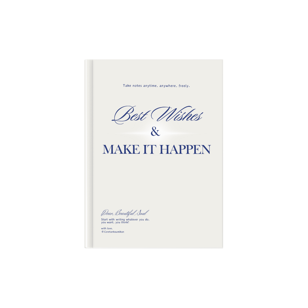 

Best Wishes & Make it Happen | Note Book (Hard Cover) A5