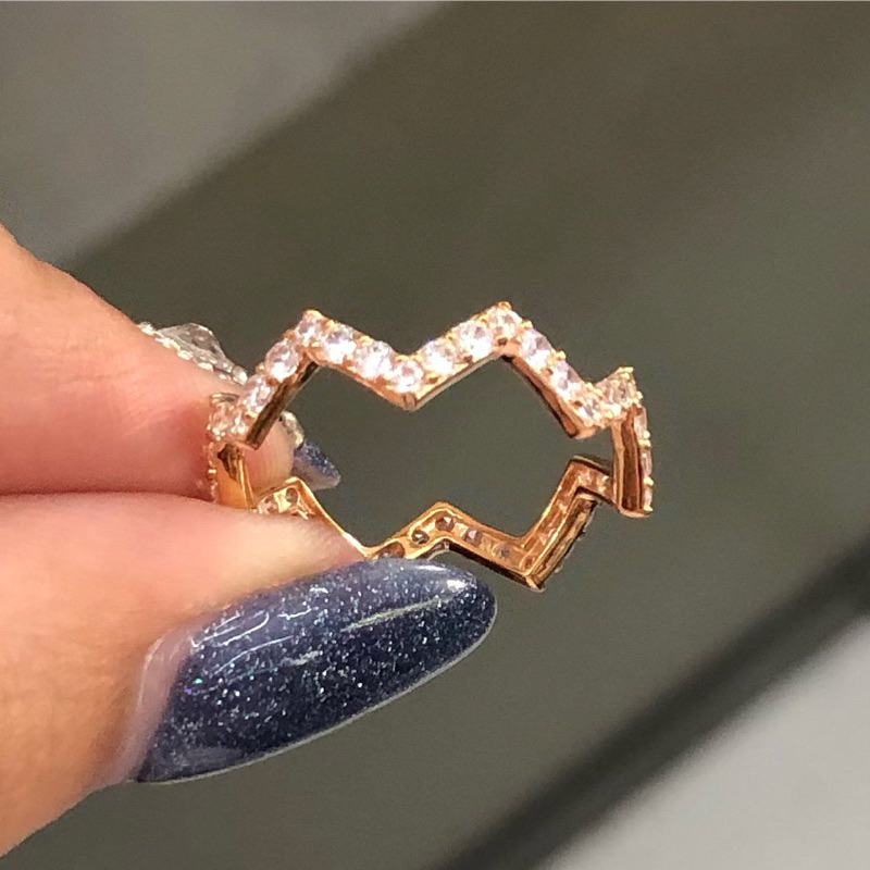 B4 KO- CINCIN ZIGZAG KELILING 1.45GR KADAR 375 UKURAN 12