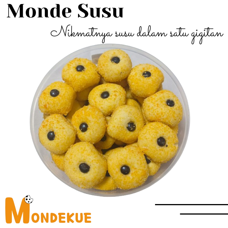 

Monde Susu Enak Gurih Crispy nya luar dalam satu gigitan Spesial Cita Rasa Bunda I Mondekue