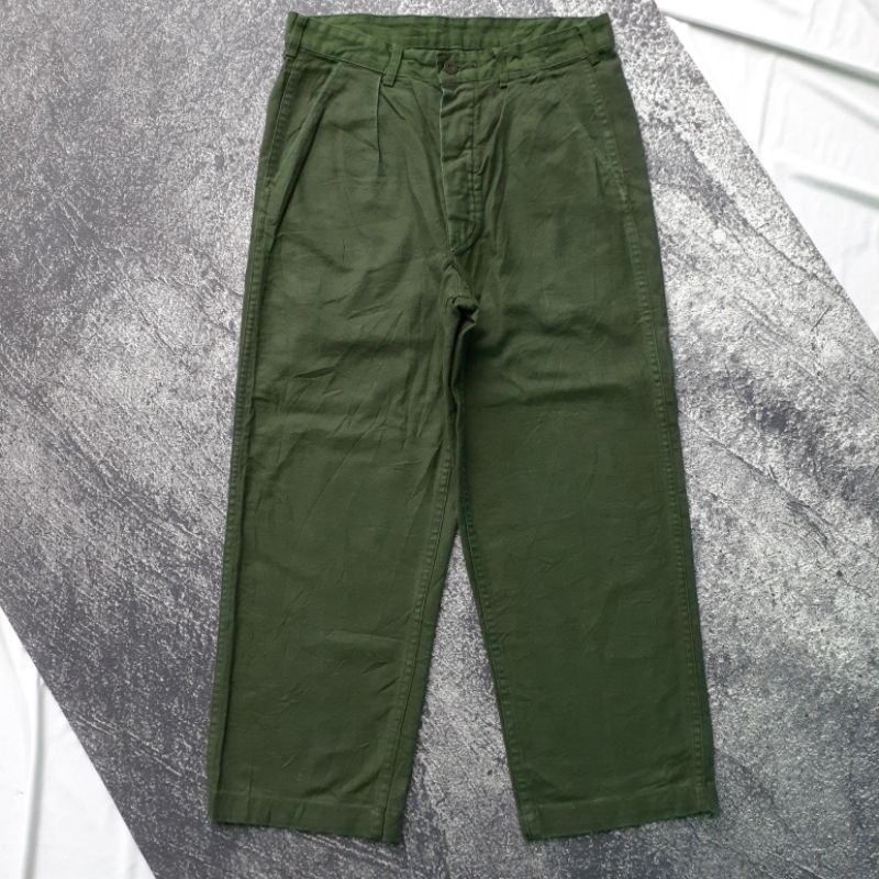 CELANA PANJANG VINTAGE M82 SWEDISH ARMY COMBAT TROUSERS PANTS