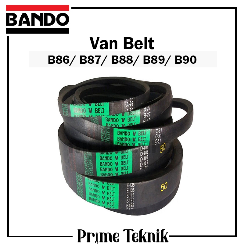 Van V Belt B86 B87 B88 B89 B90 Bando V-Belt B 86 87 88 89 90